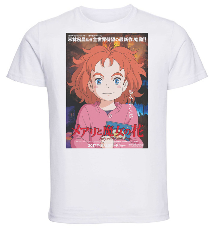 T-shirt Unisex - White - Mary And The Witch's Flower Playbill