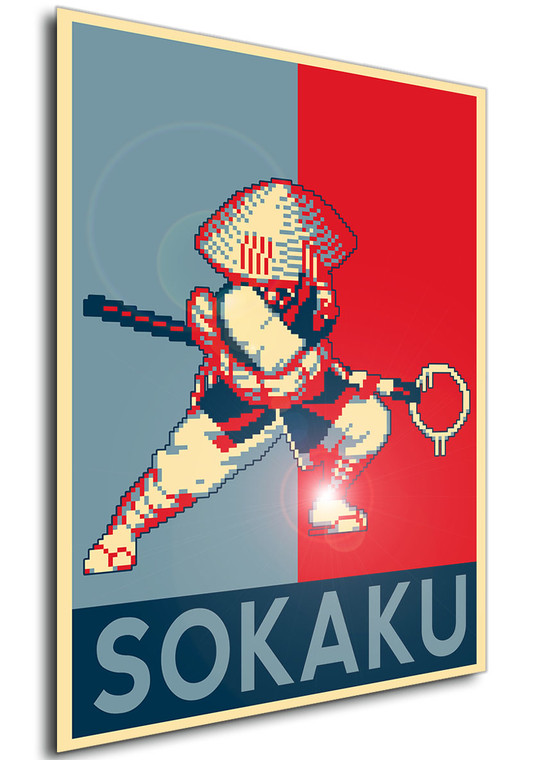 Poster - Propaganda - Pixel Art - Fatal Fury Real Bout - Sokaku Mochizuki