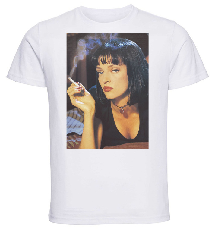 T-shirt Unisex - White - Pulp Fiction Mia Wallace