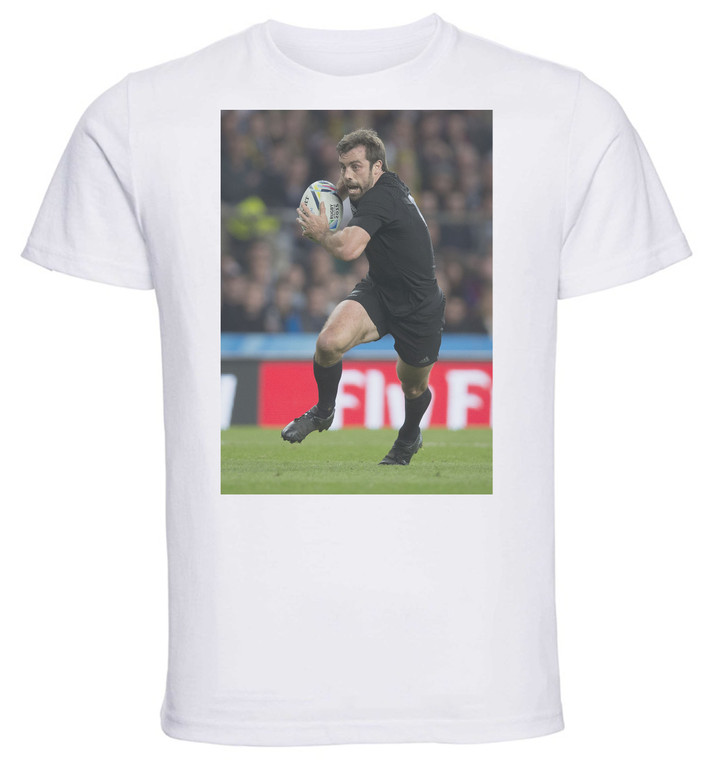 T-shirt Unisex - White - Rugby - Conrad Smith