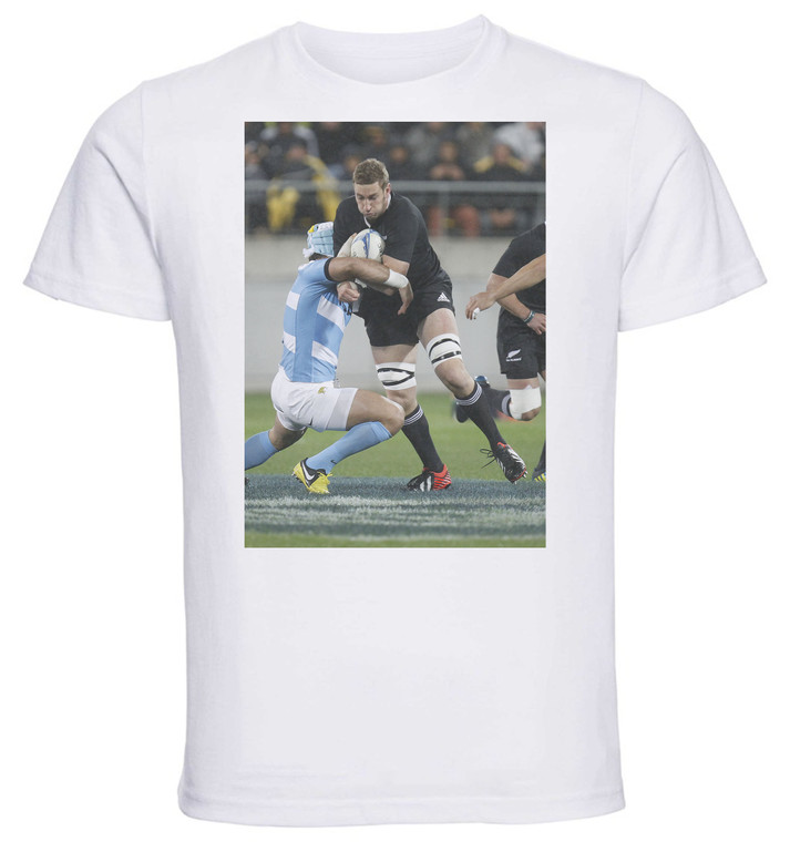 T-shirt Unisex - White - Rugby - Luke Romano