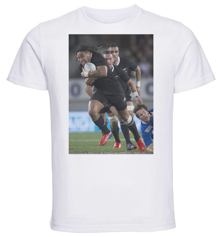 T-shirt Unisex - White - Rugby - Ma'a Nonu