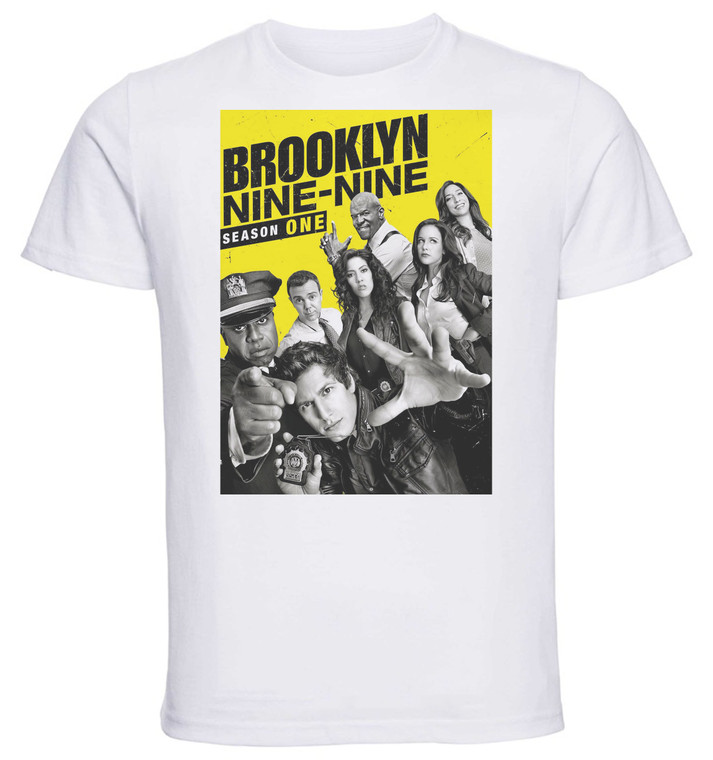 T-shirt Unisex - White - TV Series - Brooklyn 99 Stagione 1