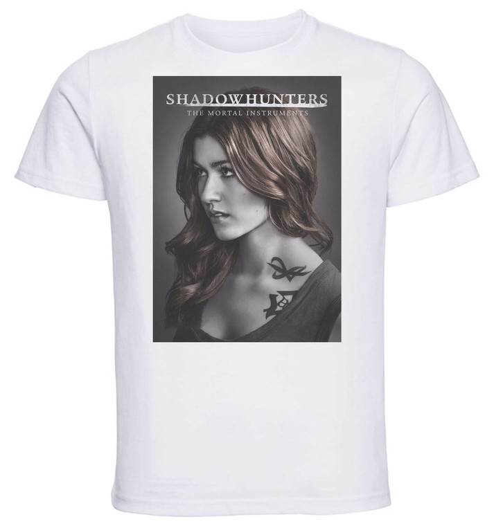 T-shirt Unisex - White - Shadowhunters Clary