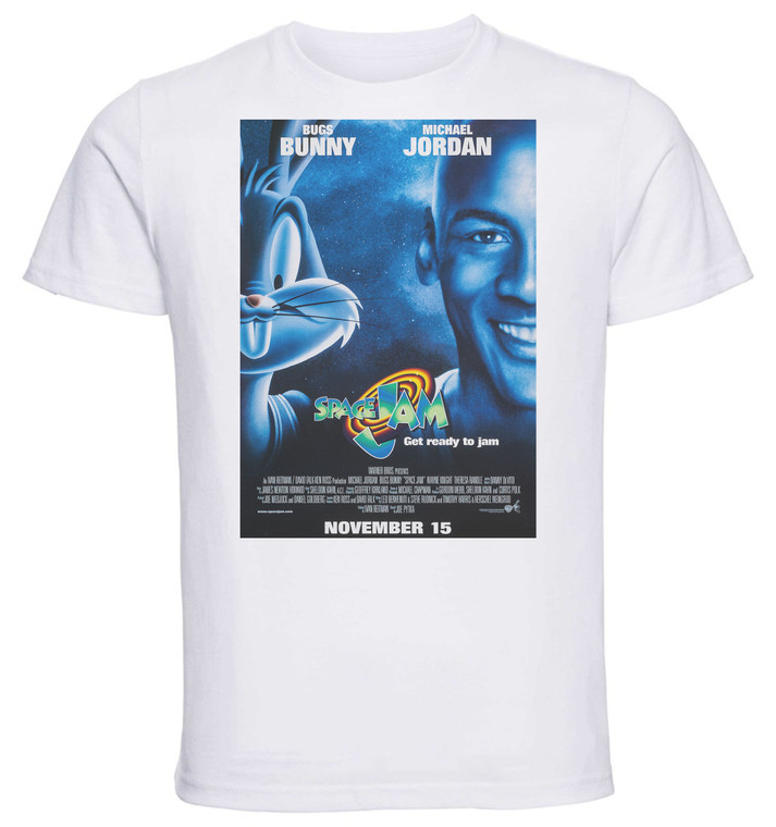 T-shirt Unisex - White - Space Jam Playbill