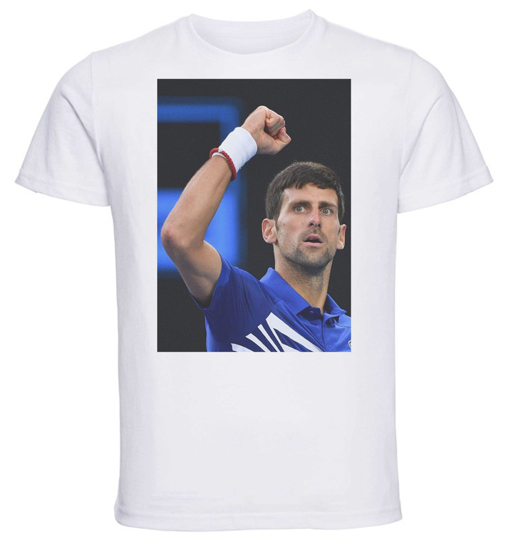 T-shirt Unisex - White - Tennis -  Novak Djokovic