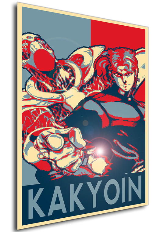 Poster - Propaganda - Pixel Art - Jojo All Star Battle - Kakyoin Noriaki