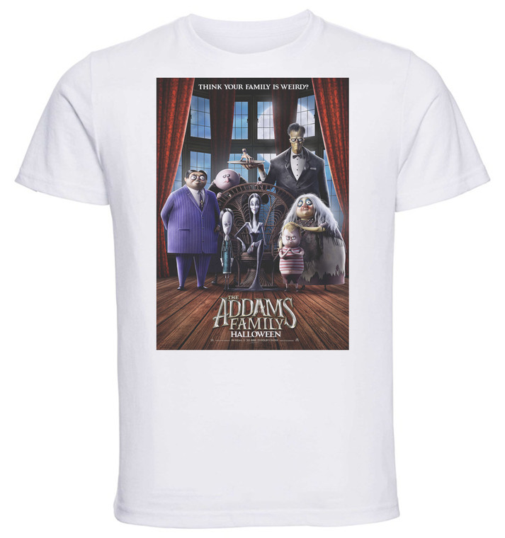 T-shirt Unisex - White - The Addams Family Playbill