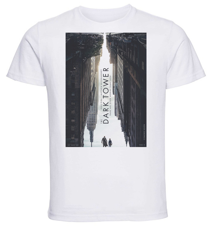 T-shirt Unisex - White - The Dark Tower B Playbill