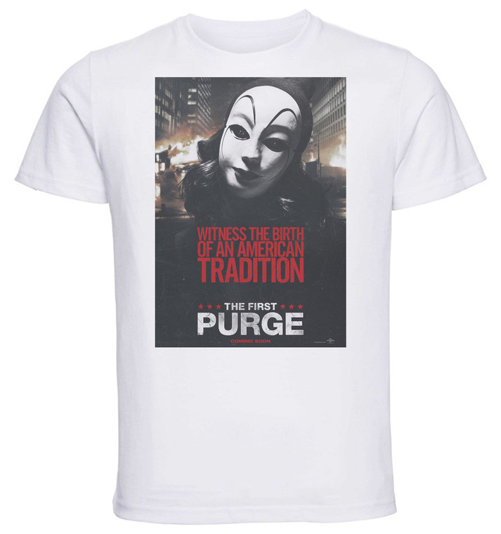 T-shirt Unisex - White - The First Purge C