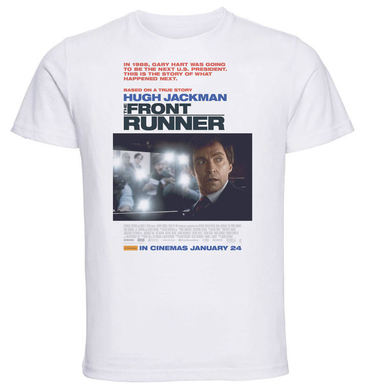 T-shirt Unisex - White - The Front Runner Playbill
