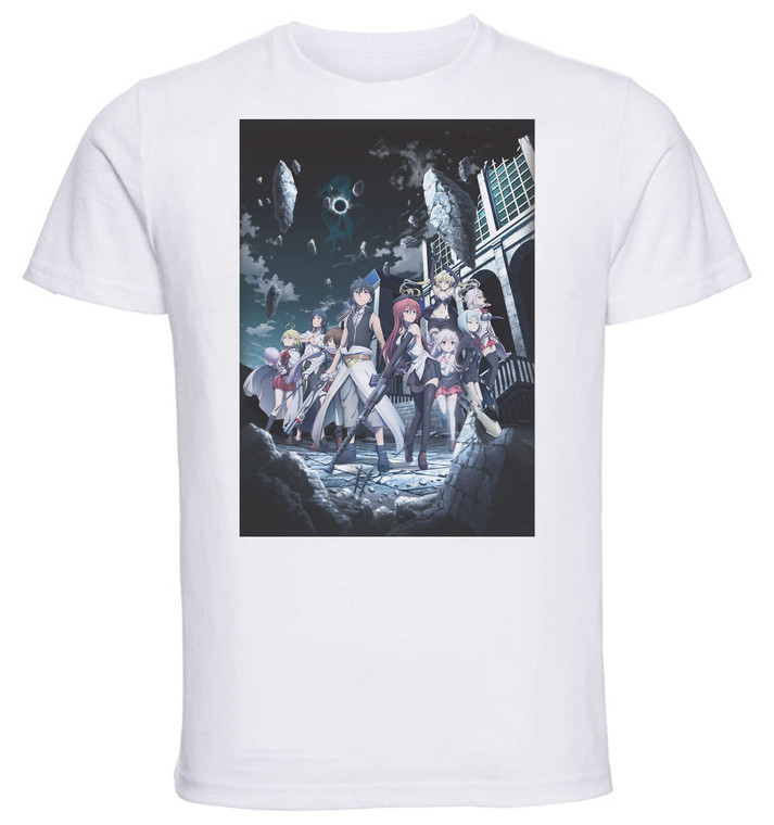 T-shirt Unisex - White - Trinity Seven Playbill Characters A