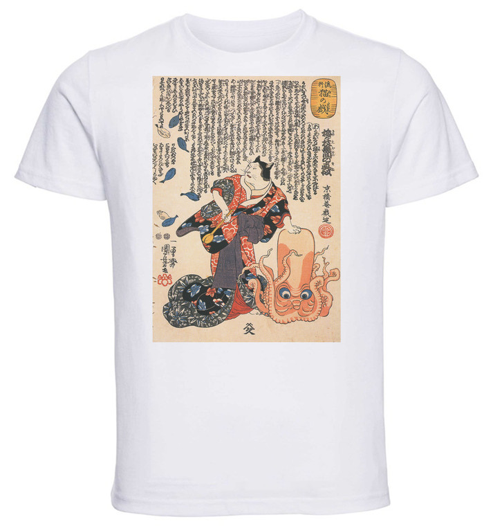 T-shirt Unisex - White - Ukiyo-e - Kuniyoshi - 01