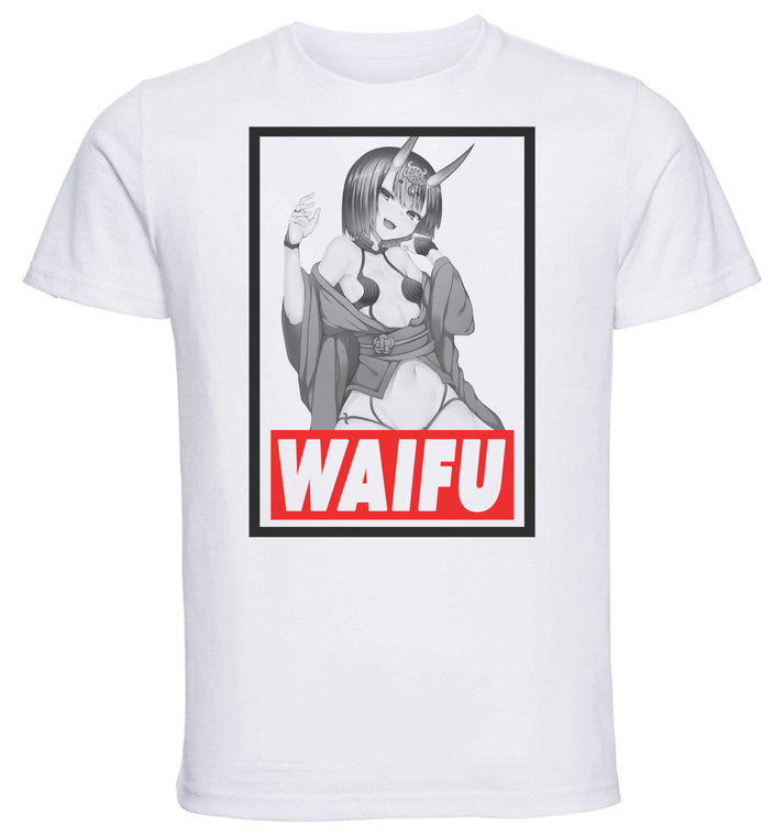 T-shirt Unisex - White - Waifu - Fate Grand Order - Shuten Douji White