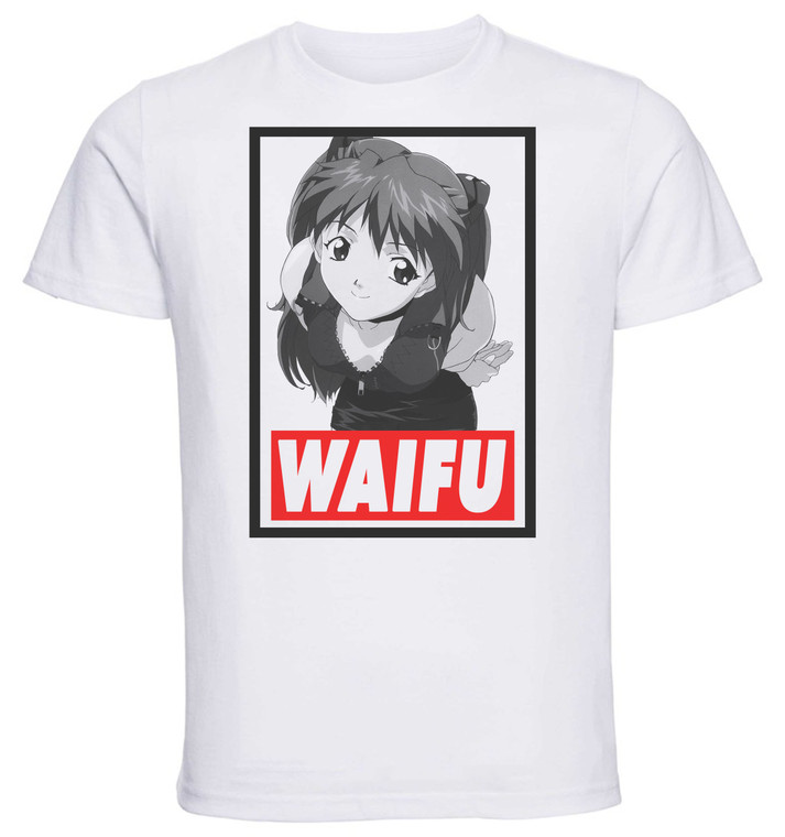 T-shirt Unisex - White - Waifu - Neon Genesis Evangelion White