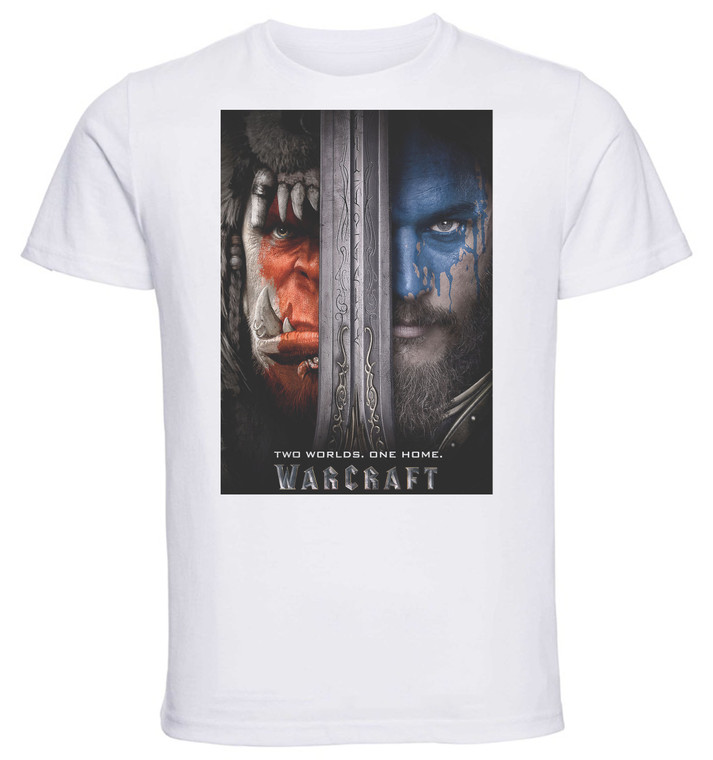 T-shirt Unisex - White - Warcraft Playbill