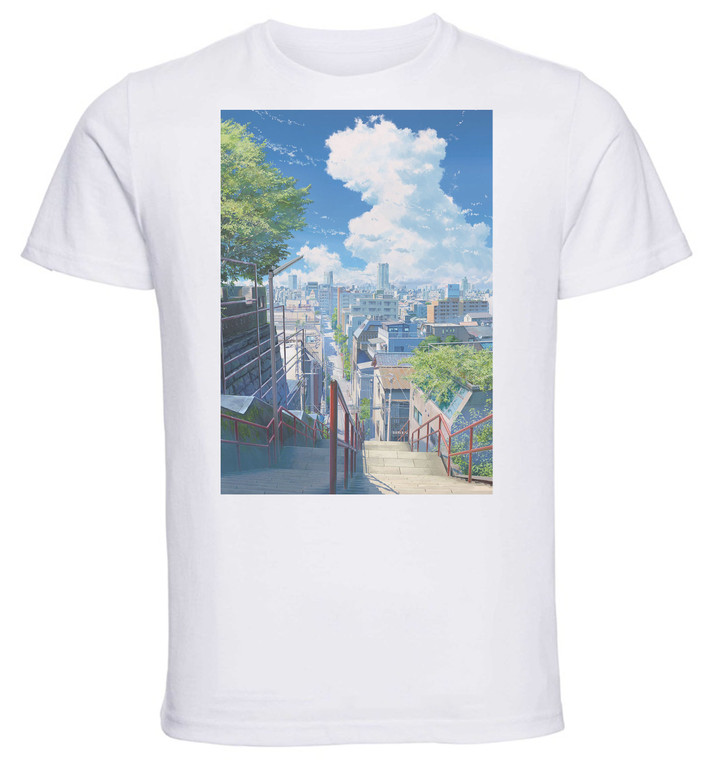 T-shirt Unisex - White - Your Name Landscape