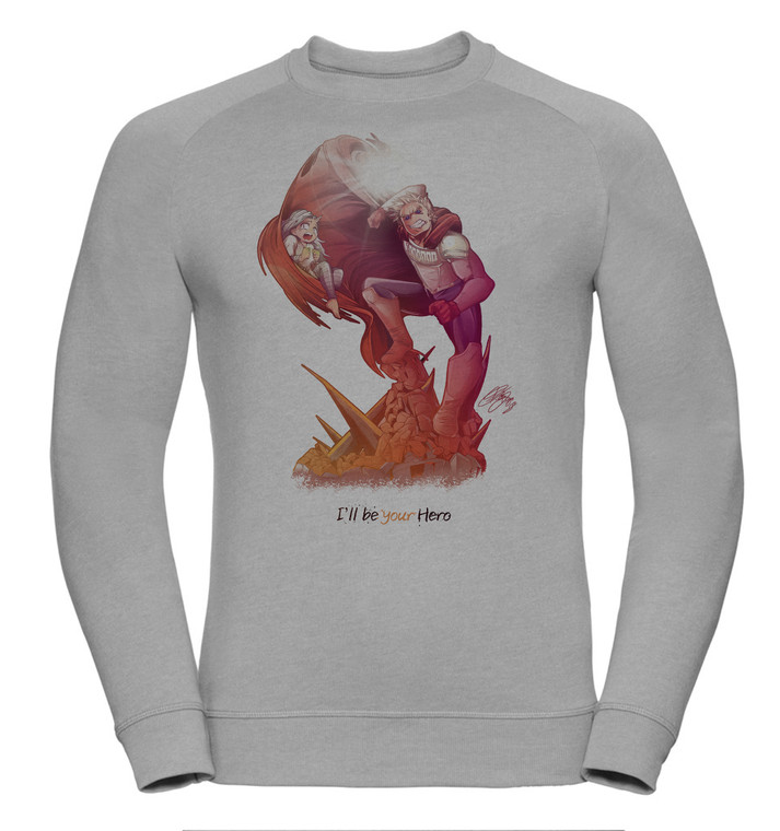 Gray Sweatshirt - Diego Fichera - My Hero Academia - Lemillion