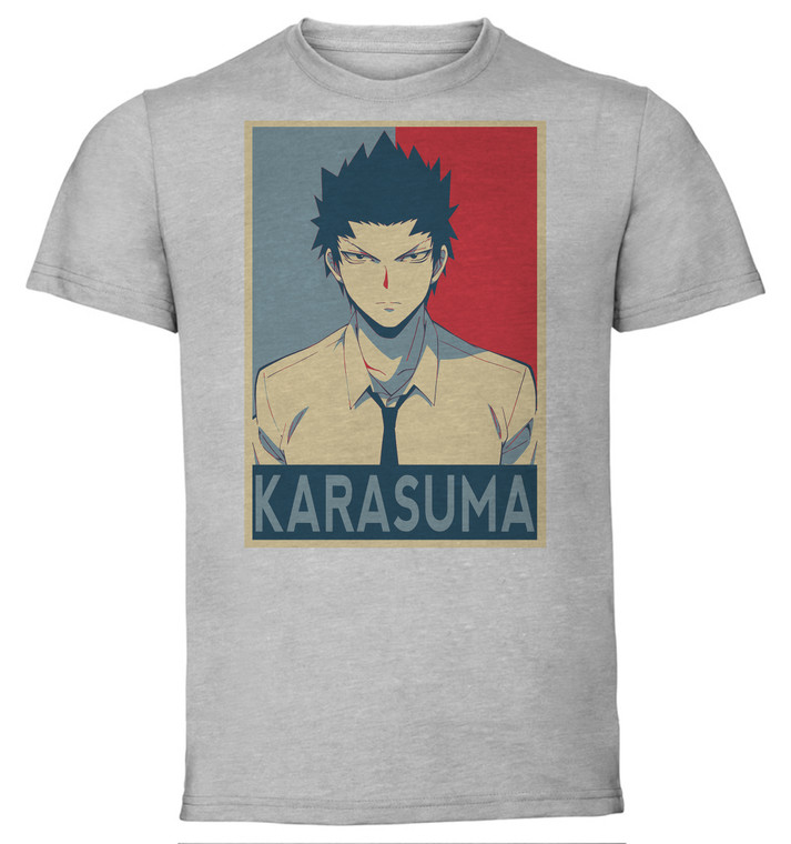 T-Shirt Unisex - Grey - Propaganda - Assassination Classroom - Karasuma