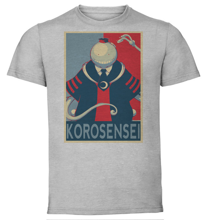 T-Shirt Unisex - Grey - Propaganda - Assassination Classroom - Korosensei