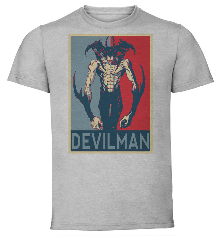 T-Shirt Unisex - Grey - Propaganda - Apocalypse of Devilman - Devilman
