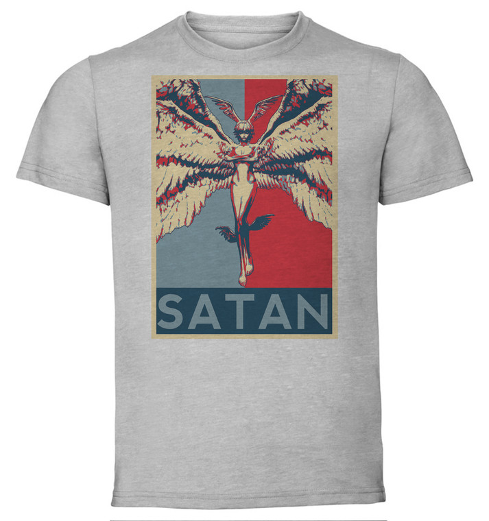 T-Shirt Unisex - Grey - Propaganda - Apocalypse of Devilman - Satan