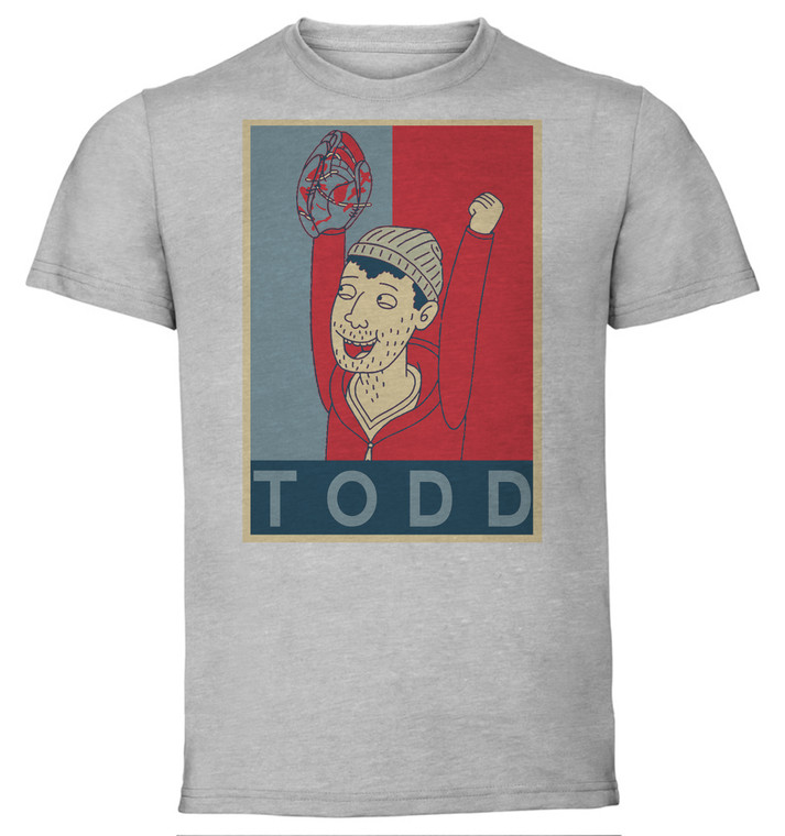 T-Shirt Unisex - Grey - Propaganda - Bojack - Todd