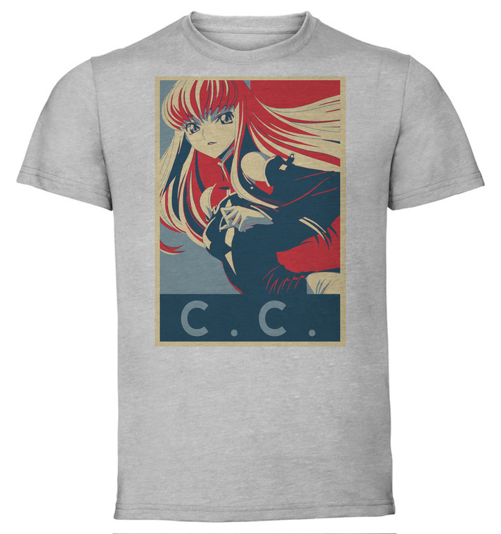 T-Shirt Unisex - Grey - Propaganda - Code Geass - C. C.