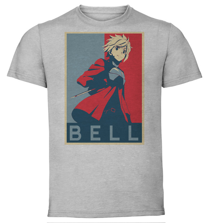 T-Shirt Unisex - Grey - Propaganda - Danmachi - Bell