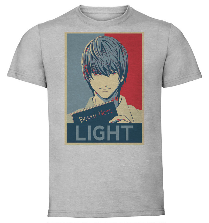 T-Shirt Unisex - Grey - Propaganda - Death Note - Light