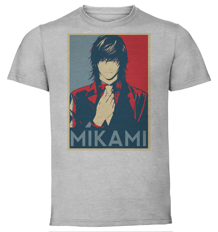 T-Shirt Unisex - Grey - Propaganda - Death Note - Mikami