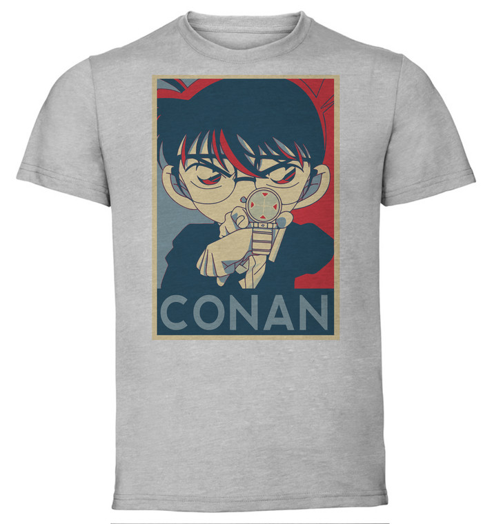 T-Shirt Unisex - Grey - Propaganda - Detective Conan - Conan