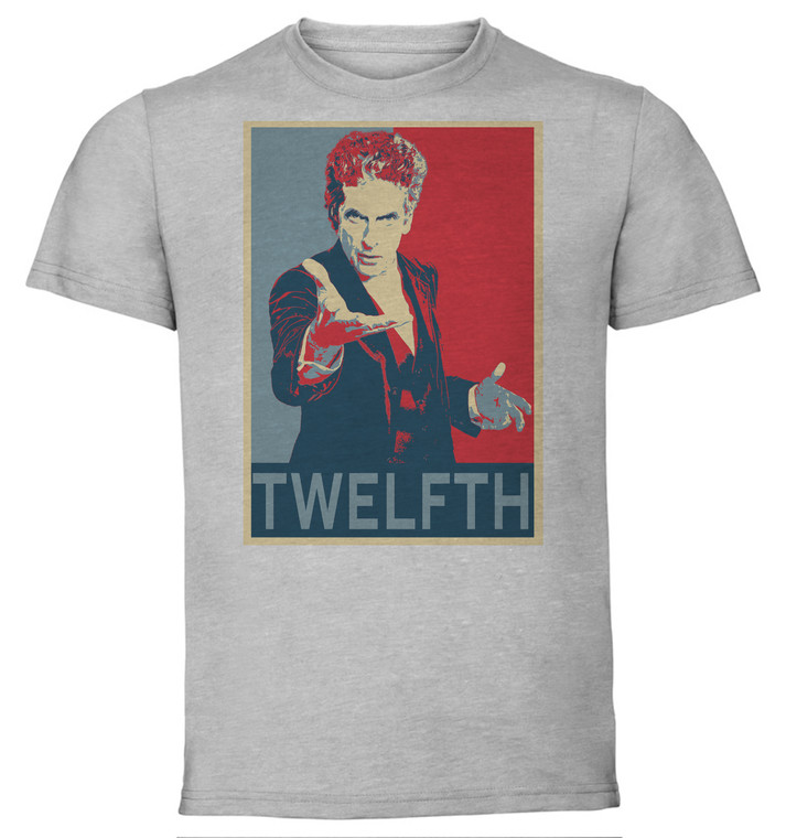 T-Shirt Unisex - Grey - Propaganda - Doctor Who - Twelfth