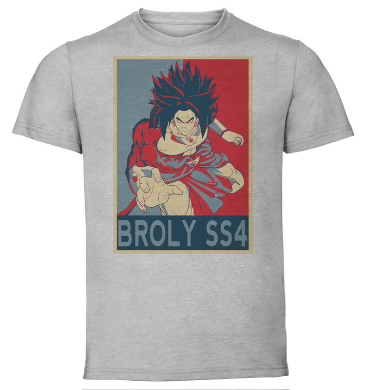 T-Shirt Unisex - Grey - Propaganda - Dragon Ball - Broly ss4