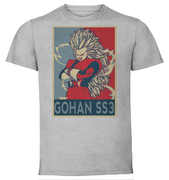 T-Shirt Unisex - Grey - Propaganda - Dragon Ball - Gohan ss3