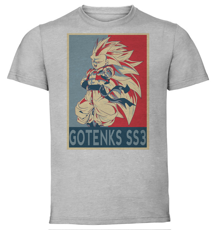 T-Shirt Unisex - Grey - Propaganda - Dragon Ball - Gotenks ss3