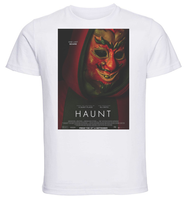 T-Shirt Unisex - White - Playbill - Film - Haunt Variant 01