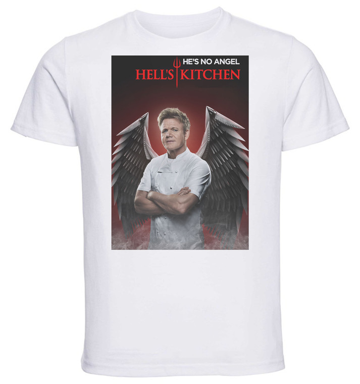 T-Shirt Unisex - White - Playbill - TV Series - Hell's Kitchen Variant 01