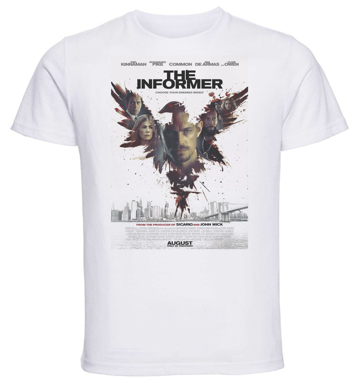 T-Shirt Unisex - White - SA0012 - Playbill - Film - The Informer