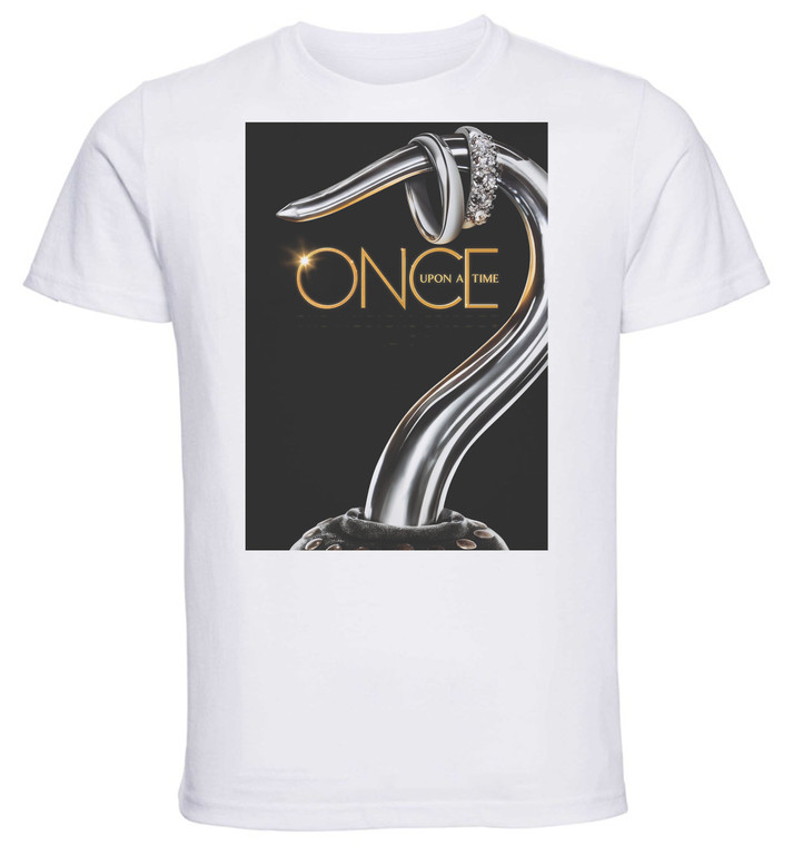 T-Shirt Unisex - White - SA0058 - Playbill - TV Series Once Upon a Time - Variant 07