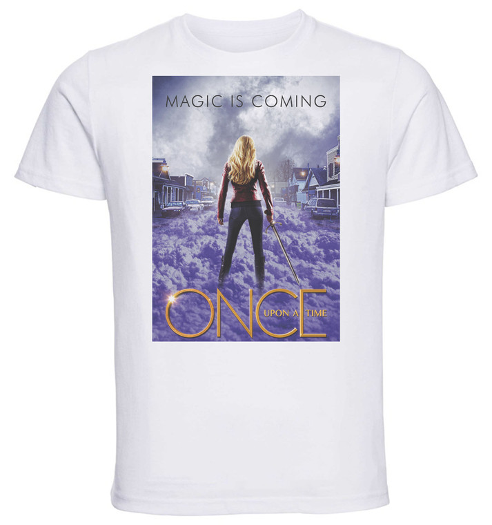 T-Shirt Unisex - White - SA0061 - Playbill - TV Series Once Upon a Time