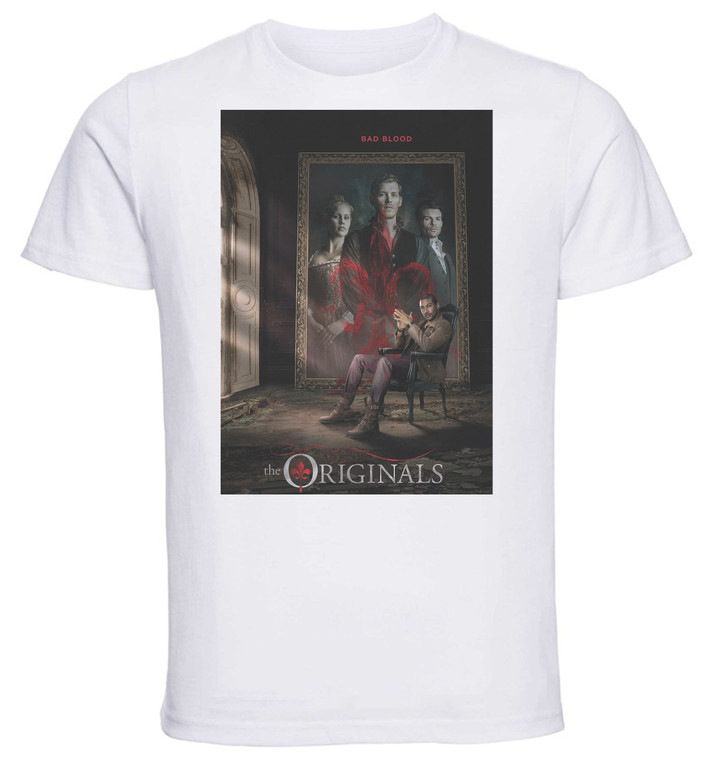 T-Shirt Unisex - White - SA0072 - Playbill - TV Series The Originals