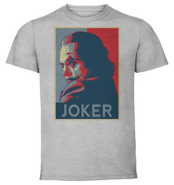 T-Shirt Unisex - Grey - Propaganda - Joker - Joaquin Phoenix