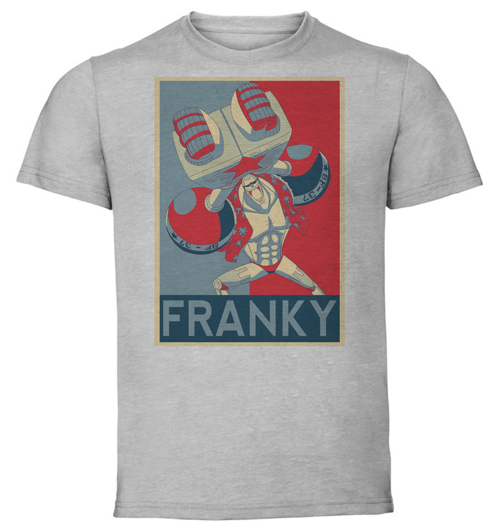 T-Shirt Unisex - Grey - Propaganda - One Piece - Franky variant