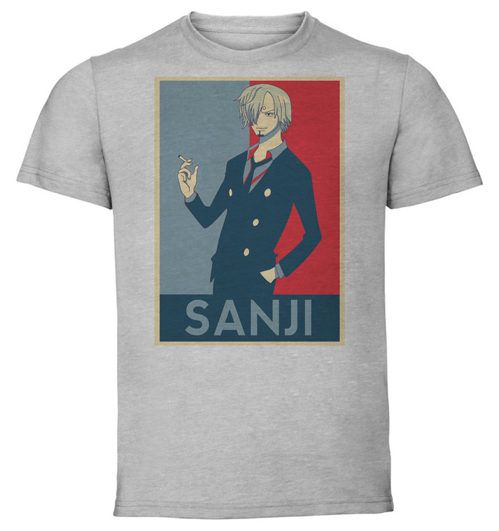 T-Shirt Unisex - Grey - Propaganda - One Piece - Sanji variant 3