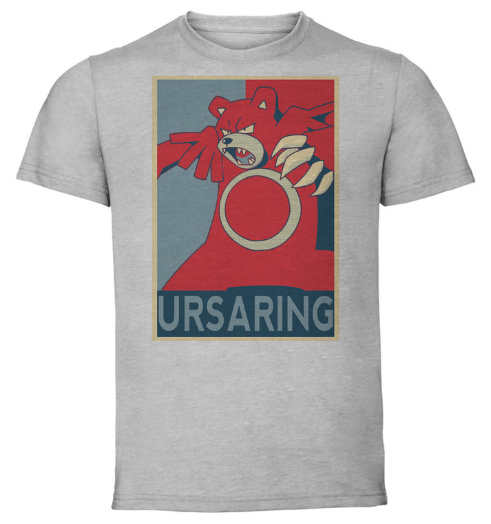 T-Shirt Unisex - Grey - Propaganda - Pokemon Ursaring