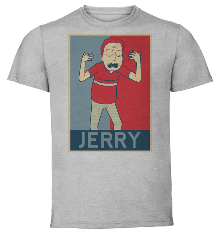 T-Shirt Unisex - Grey - Propaganda - Rick & Morty Jerry