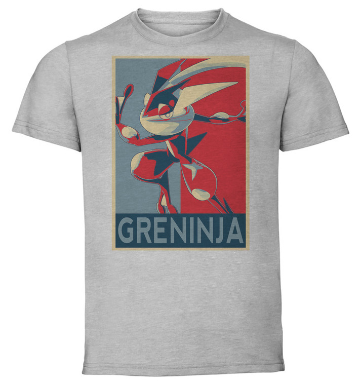 T-Shirt Unisex - Grey - Propaganda - Smash Bros Greninja variant