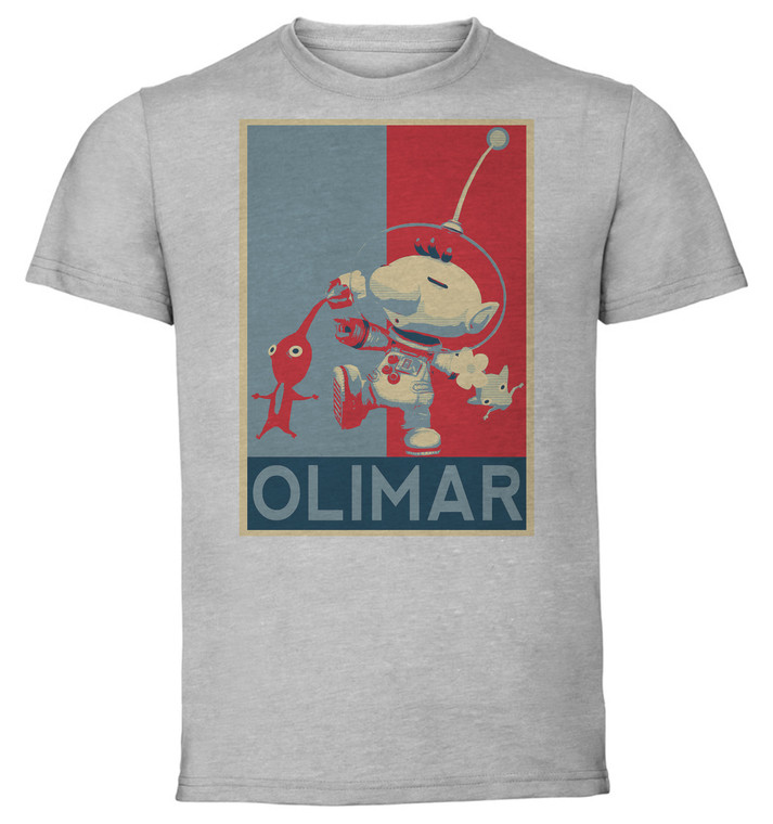 T-Shirt Unisex - Grey - Propaganda - Smash Bros Olimar