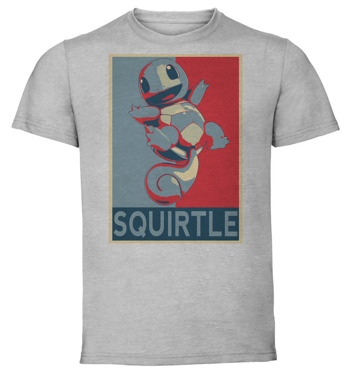 T-Shirt Unisex - Grey - Propaganda - Smash Bros Squirtle